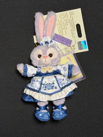 상하이 디즈니 스텔라루 인형 배지 청화 시리즈 키체인