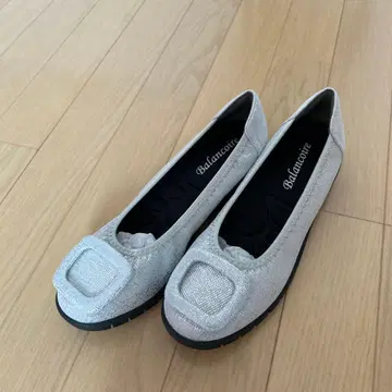 가격 인하 Balancoire 실버 플랫슈즈