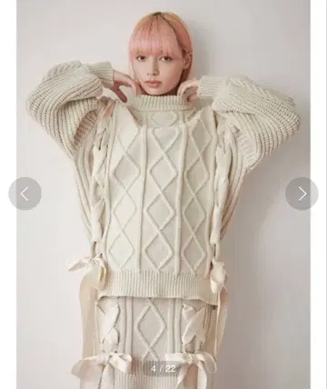 merry jenny 리본 리본 니트