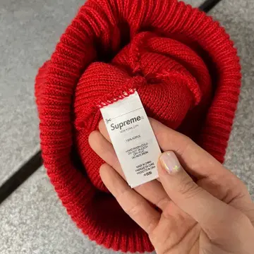 Supreme-Big Stripe Beanie(Red) 슈프림 레드 비니 | 브랜드 중고거래