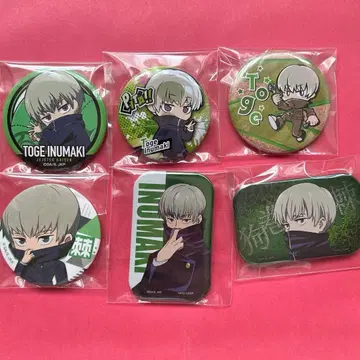 주술회전 이누마키 토게 캔 배치 6개 세트