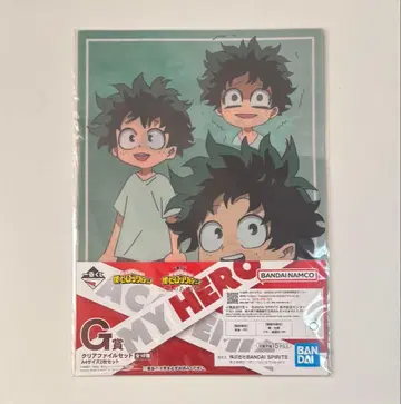 미도리야 이즈쿠 바쿠고 카츠키 파일 클리어 시트 세트