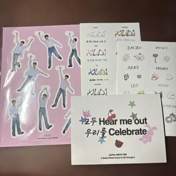 ALPHA DRIVE ONE 스티커 & 엽서 세트