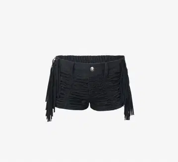 Double Punch 블랙 숏팬츠 archive opium