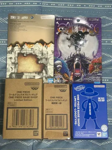 원피스 베이스샵 한정판 월드 컬렉션, 루피 s 등 5점