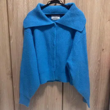 ADAM ET ROPE AER 세일러 카라 가디건