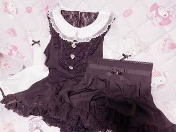 LIZLISA 트리플 리본 프릴 셋업