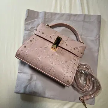 CELFORD 스터드 장식 핑크 숄더백