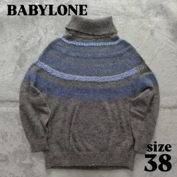 [ BABYLONE ] 바빌론(38) 터틀넥 스웨터 그레이