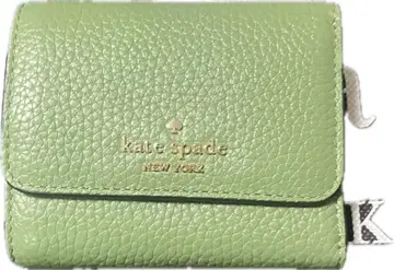 [ 미사용 새상품 ] kate spade 그린 3단 폴더형 지갑