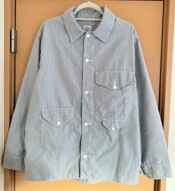 스트라이프 커버올 얇은 소재 포스트 오버올즈