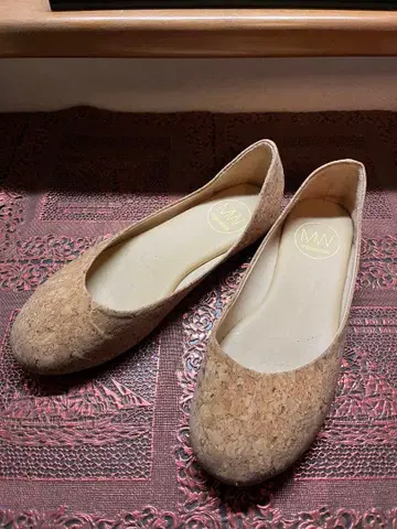 Mywarisa 코르크 플랫슈즈 23cm