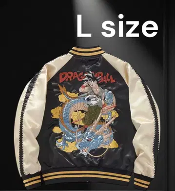 [첫 판매 가격] 스카잔 드래곤볼 자수 블루종 아우터 손오공