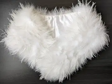 기모노 후리소데 축하 깃털 숄 목도리