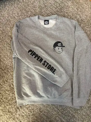 CIRCLE CIRCLE 그레이 맨투맨 L 사이즈