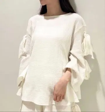 GELATO PIQUE 리본 거즈 풀오버