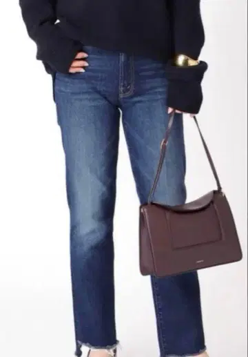 MOTHER insider crop step fray 24