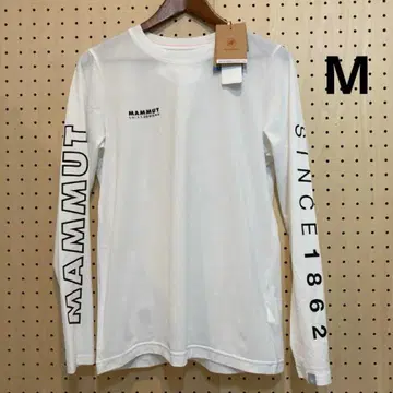 로고 프린트 긴팔 T셔츠 M (1016-01030)