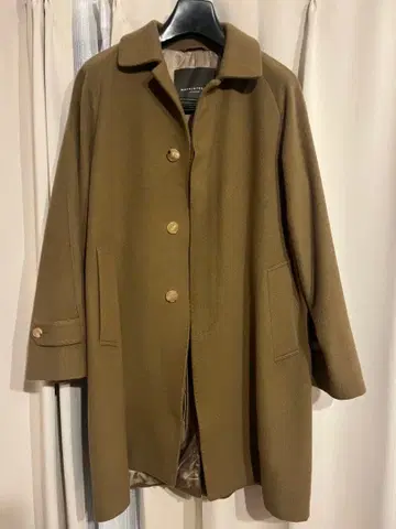 캐시미어 100% 매킨토시 스텐카라 코트 브라운 갈색 카멜