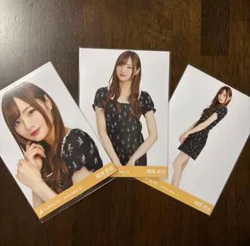 노기자카46 꽃무늬 상의 회장 한정판 우메자와 미나미 브로마이드 컴프