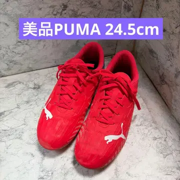 새상품급 Puma 축구화 레드