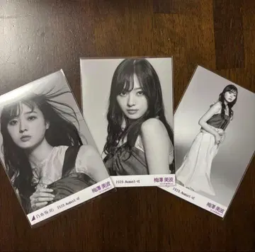 노기자카46 흑백 포트레이트 우메자와 미나미 브로마이드