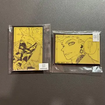 가치액터 마루쿠지 스퀘어 캔뱃지 엔진 2종 미개봉