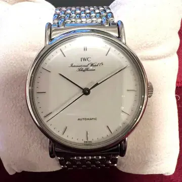 IWC 포르토피노 논데이트 화이트 다이얼 자동 와인딩 정품 블레스