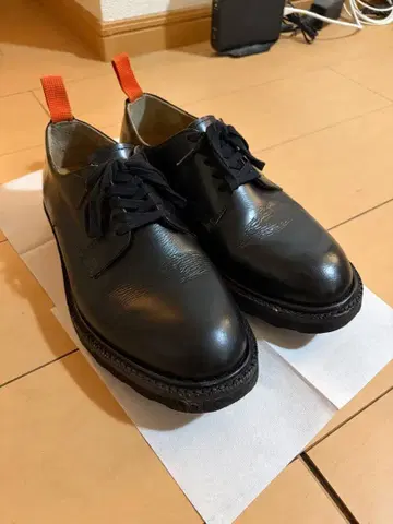 나노 유니버스 카미난도 레더 옥스퍼드 슈즈 블랙