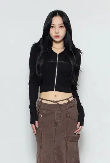 theredthread S callifur zip hoodie black