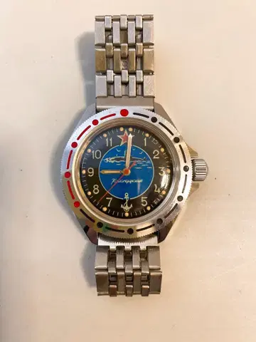 소련 보스토크 코만다스키 ( Vostok ) 수동 와인딩 시계