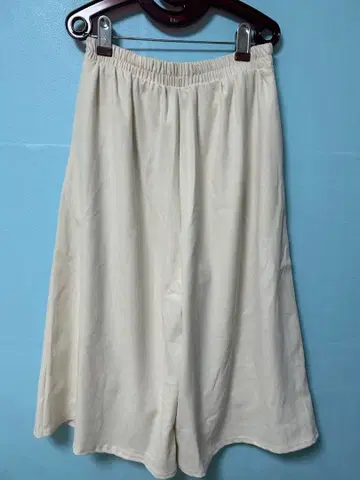 슈라루 밑단 롤업 팬츠 밴딩 내추럴 스트레치 여성용