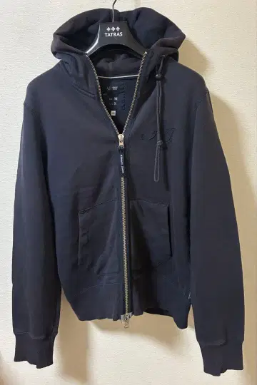 아르마니 진스 더블 집업 후드티