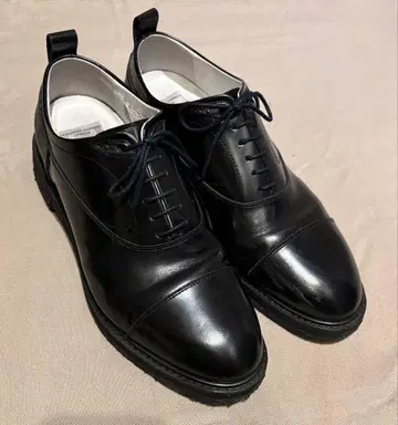 블랙 가죽 드레스 슈즈