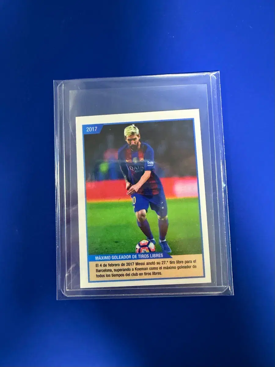 스포츠카드 Los Reyes 리오넬메시 Lionel Messi 스티커카드