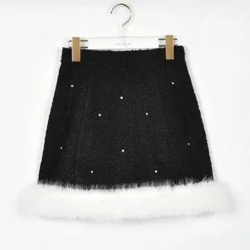 evelyn 퍼 비쥬 스커트