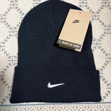 나이키 블랙 니트 모자 ONE SIZE