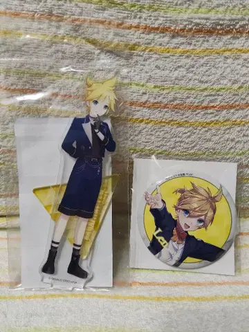 카가미네 렌 아크릴 스탠드 캔뱃지 세트