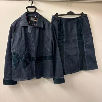 Sonia Rykiel 다크 데님 셋업 사이즈 48