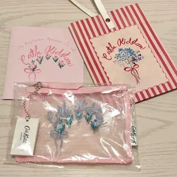 [ 리츠칼튼 한정판 ] Cath Kidston 메쉬 파우치