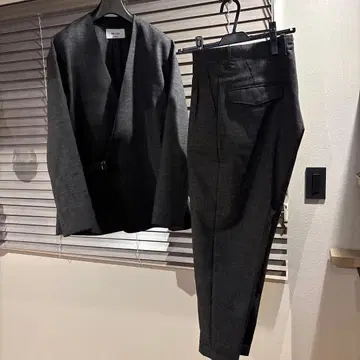 UNITUS 그레이 캐주얼 수트