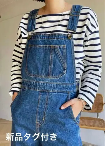 [택 포함 새상품] 데님 살로펫 인디고 블루 여성용