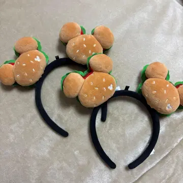 디즈니 햄버거 머리띠 2개 세트