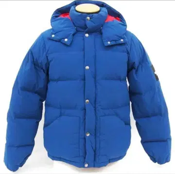 THE NORTH FACE 후드 부착 다운 자켓 파랑