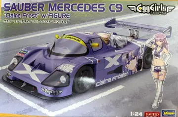 1/24 자우버 메르세데스 C9 클레어 로스트 w/피규어