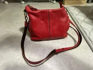 LIME 가죽 레드 백