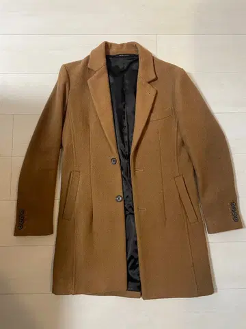 Black by VANQUISH 브라운 체스터 코트