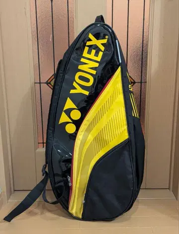 YONEX 라켓백 블랙 옐로우 컬러 요넥스