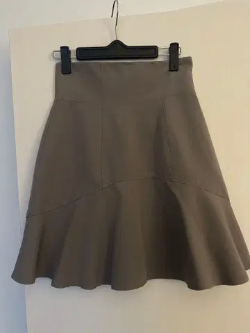 SNIDEL 브라운 플레어 스커트