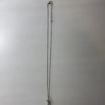 실버 크로스 목걸이